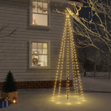 Vidaxx juletræ med jordspyd 310 LEDs varm hvid 300 cm