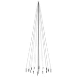 Vidaxl juletræ med jordstift 1134 LED'er Multi -farvet 800 cm