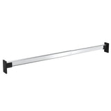 Vidaxl tøjskinner 2 pcs Teleskop 58-100 cm sølvfarvet