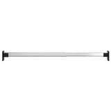 Vidaxl tøjskinner 2 pcs Teleskop 58-100 cm sølvfarvet