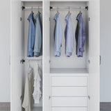 Vidaxl tøjskinner 2 pcs Teleskop 58-100 cm sølvfarvet