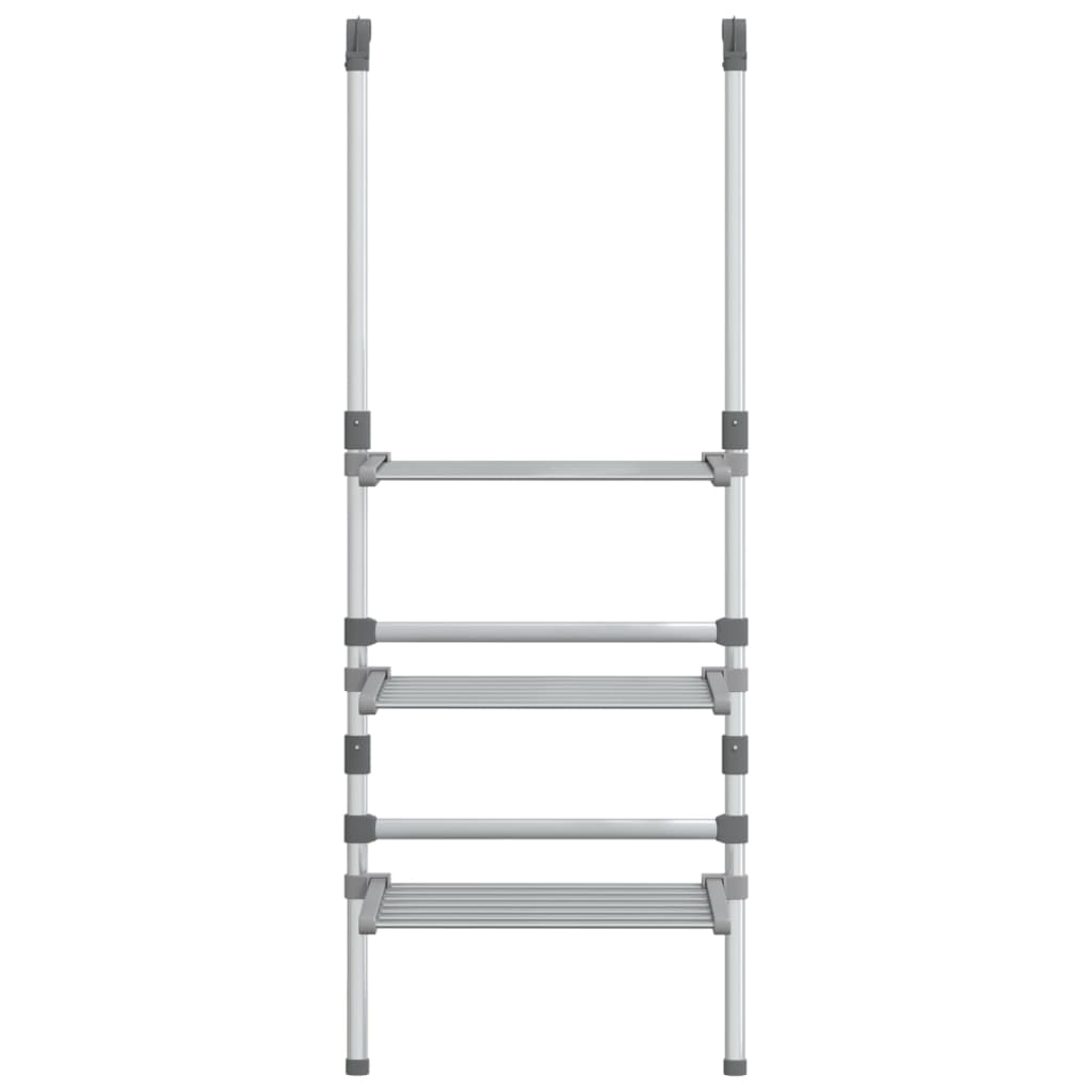VidaXL tørrestativ 3-lags hængende aluminium