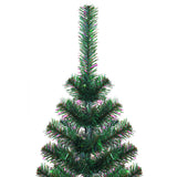 Vidaxl Kunstkerstboom med iriserende ender 180 cm PVC Green