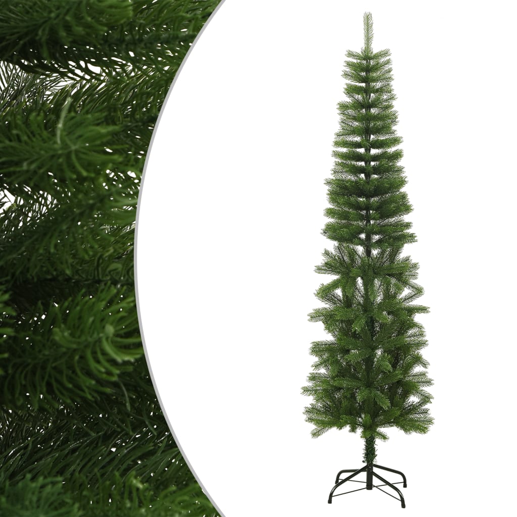 Vidaxl Kunstkerstboom med standard smal 210 cm pe