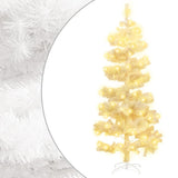 Vidaxl Kunstkerstboom med belysning og standard 150 cm PVC White