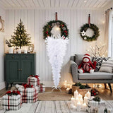 Vidaxl Kunstkerstboom med standard omvendt 150 cm hvid