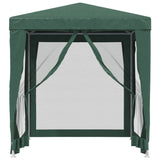Vidaxl Party Telt med 4 mesh sidevægge 2x2 m HDPE Green