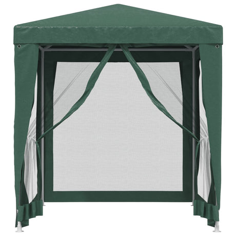 Vidaxl Party Telt med 4 mesh sidevægge 2x2 m HDPE Green