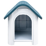 Vidaxl Dog loft 59x75x66 cm polypropenblå