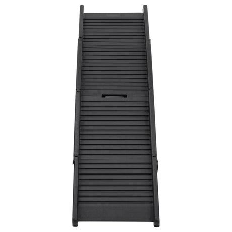 Vidaxl Dog Slope Foldbar 153x40x12,5 cm plast sort
