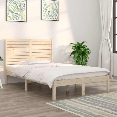 Vidaxl bedframe massief hout 120x190 cm