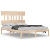 Vidaxl bedframe massief hout 135x190 cm
