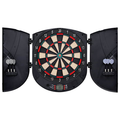 Vidaxl Dartboard Electric med dart polypropen sort