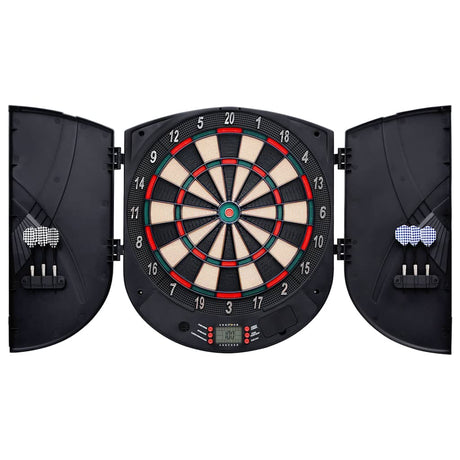 Vidaxl Dartboard Electric med dart polypropen sort