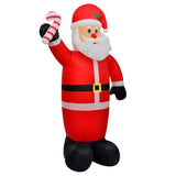 Vidaxl Santa oppustelig med LED'er 120 cm