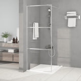 Vidaxl walk-in brusevæg 80x195 cm Transparent ESG Glass sølvfarvet