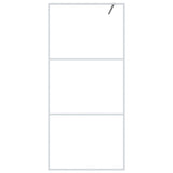 Vidaxl walk-in brusevæg 90x195 cm Gennemsigtig ESG Glass White
