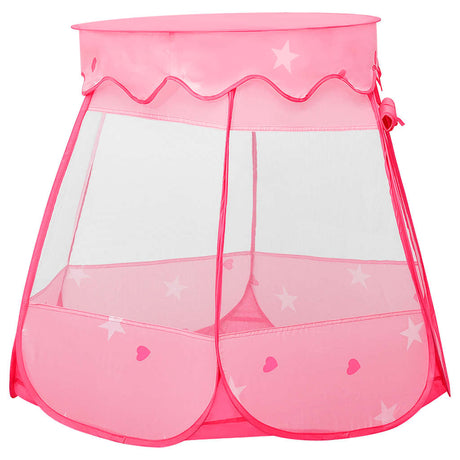 VidaXL børnetelt med 250 bolde 102x102x82 cm pink