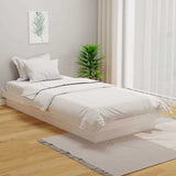 Vidaxl bedframe massief hout wit 90x200 cm