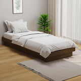 Vidaxl bedframe massief hout honingbruin 75x190 cm