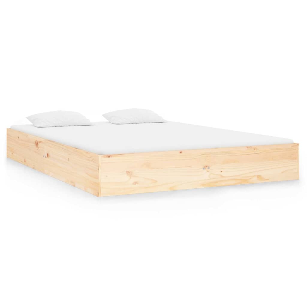 Vidaxl bedframe massief hout 120x190 cm