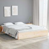 Vidaxl bedframe massief hout 135x190 cm