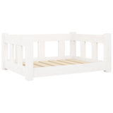 Vidaxl Dog Basket 65.5x50.5x28 cm Solid fyrretræ