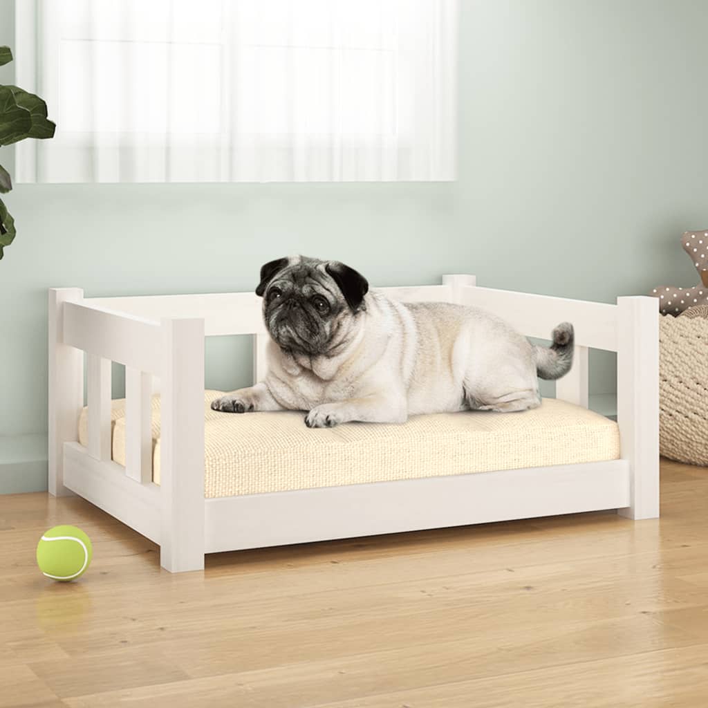 Vidaxl Dog Basket 65.5x50.5x28 cm Solid fyrretræ