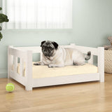 Vidaxl Dog Basket 65.5x50.5x28 cm Solid fyrretræ