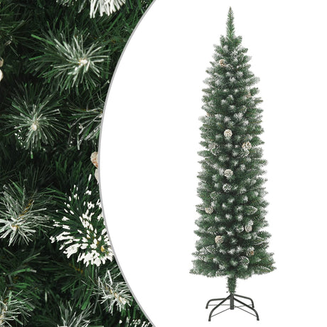 Vidaxl Kunstkerstboom smal med standard 150 cm PVC