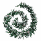 Vidaxl Christmas Garland med LED -lys 5.2 M PVC Green