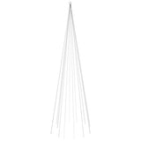 Vidaxl flagstang juletræ 732 LED'er blå 500 cm