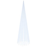 Vidaxl flagstang juletræ 1134 LEDS Kold hvid 800 cm