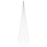 Vidaxl flagstang juletræ 1134 LED'er blå 800 cm