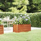 Vidaxl Planter hævet 100x40x45 cm Corten Steel Rusty