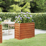 Vidaxl Planter hævet 100x40x77 cm Corten Steel Rusty