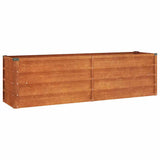 Vidaxl Planter hævet 160x40x45 cm Corten Steel Rusty