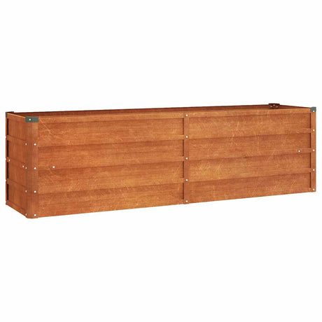 Vidaxl Planter hævet 160x40x45 cm Corten Steel Rusty