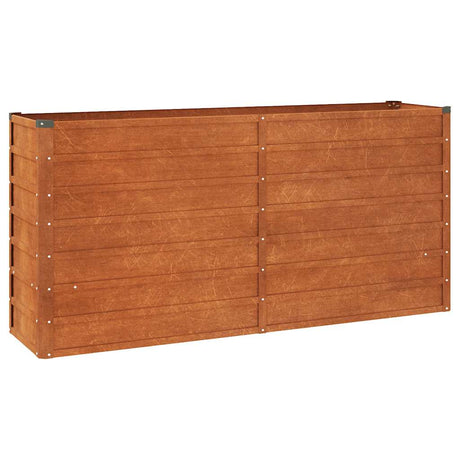 Vidaxl Planter hævet 160x40x77 cm Corten Steel Rusty
