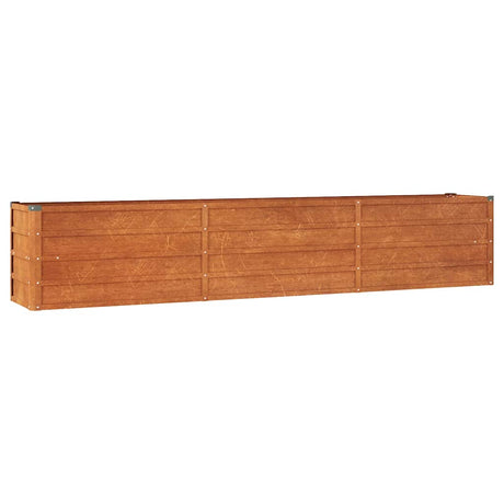 Vidaxl Planter hævet 240x40x45 cm Corten Steel Rusty