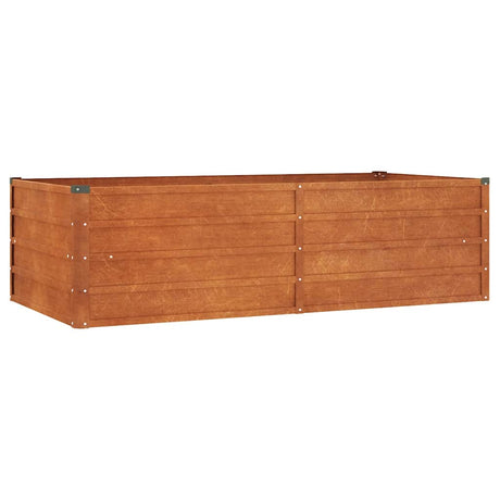 Vidaxl Planter hævet 160x80x45 cm Corten Steel Rusty