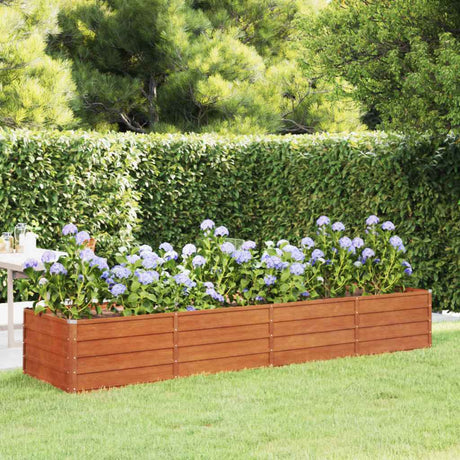 Vidaxl Planter indsat 320x80x45 cm Corten Steel Rusty