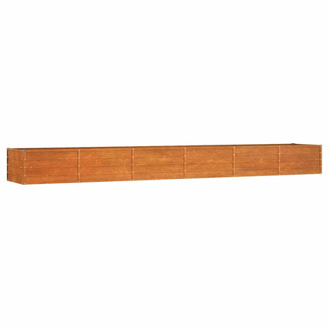Vidaxl Planter Insert 480x80x45 cm Corten Steel Rusty