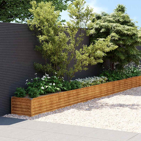Vidaxx plantekasse hævet 770x50x36 cm cortenstål