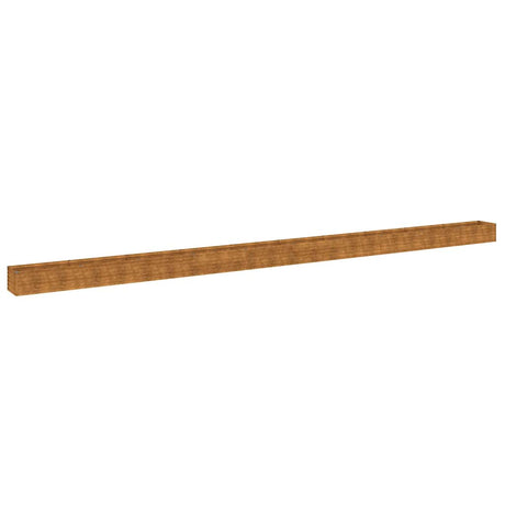 VidaXL plantekasse hævet 960x50x36 cm cortenstål