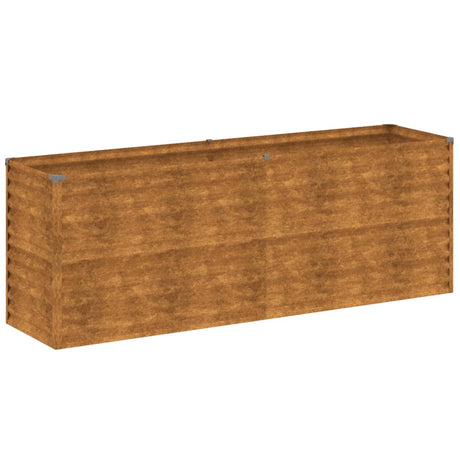 Vidaxl Planter hævet 196x50x69 cm Cortenstaal
