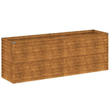 Vidaxl Planter hævet 196x50x69 cm Cortenstaal