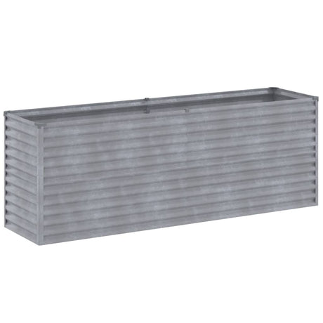 Vidaxl Planter hævet 196x50x69 cm Cortenstaal