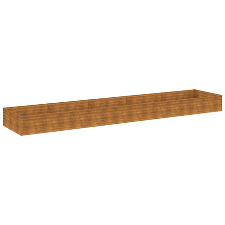 Vidaxl Planter hævet 482x100x36 cm Cortenstaal