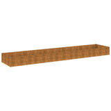 Vidaxl Planter hævet 482x100x36 cm Cortenstaal